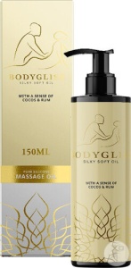 Bodygliss Ulei De Masaj Și Lubrifiant Nucă De Cocos Și Rom Flacon-Pompa 150ml