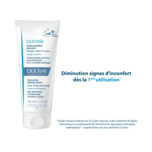 Ducray Dexyane Cremă Barieră Izolantă Față/Corp/Mâini Tub 100ml - Img 6