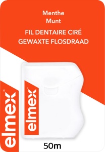 Elmex Ață Dentară Cu Ceară Si Menta 50m 1 Bucată