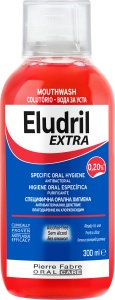 Eludril Extra Ingrijire Orala Apa De Gura Tratament Antibacterian 0,20% Clorhexidina 300ml