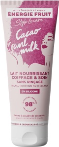 Energie Fruit Lapte Coiffant Nutritiv‑Intens Cacao Fără Clătire Păr Creț Bio Tub 200ml