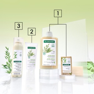 Klorane Șampon Cu Fulgi De Ovăz Toate Tipurile De Păr 400ml - Img 9