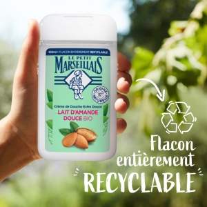 Le Petit Marseillais Extra Doux Cremă De Duș Hidratantă Și Hrănitoare Cu Lapte De Migdale Dulci Bio 250ml - Img 2