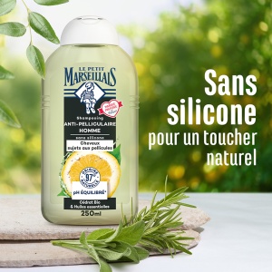 Le Petit Marseillais Infusion Șampon Antimătreață Cu Uleiuri Esențiale Și Cedrat Bio Pentru Păr Gras 250ml - Img 4