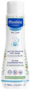 Mustela Bébé-Enfant Lapte De Curățare Fără Clătire Cu Avocado Bio Piele Normală Flacon 200ml