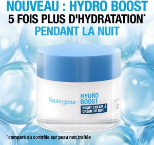 Neutrogena Hydro Boost Night Cream Cremă de Noapte Reparatoare Și Hidratantă Intensă Toate Tipurile De Ten 50ml - Img 5