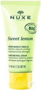 Nuxe Sweet Lemon Cremă De Mâini Și Unghii Bio 50ml