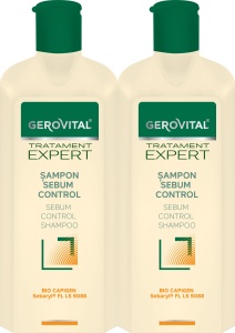 Pachet Gerovital Tratament Expert Șampon Sebum Control 2x250ml