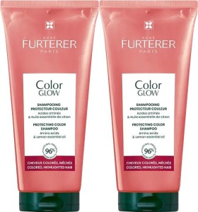 Pachet René Furterer Color Glow Șampon De Protecție Pentru Părul Vopsit Sau Cu Șuvițe 2x50ml