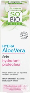 So'Bio Étic Aloe Vera Cremă Hidratantă Protectoare Pentru Ten Sensibil Și Reactiv 50ml