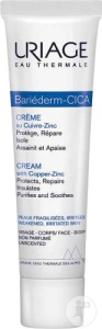 Uriage Bariéderm Cică-Cremă Reparatoare Cupru Și Zinc Piele Fragilă Și Iritată Tub 40ml