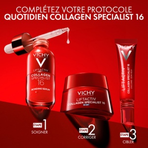 Vichy Liftactiv Collagen Specialist 16 Cremă De Noapte 50ml - Img 7