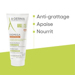 A-Derma Exomega Control Balsam Emolient Anti-Mâncărime Piele Uscată Atopică/Eczemă 200ml - Img 4