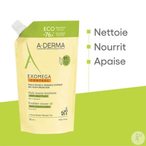 A-Derma Exomega Control Ulei De Curățare Emolient Anti-Mâncărime Eczemă Atopică 500ml - Img 4