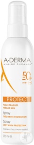 A-Derma Protect Spray Protecție Solară SPF50+ Flacon 200ml