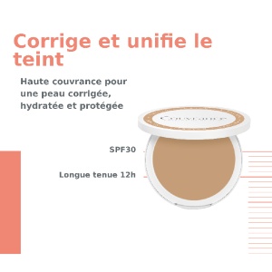Avène Couvrance Fond De Ten Compact Cremă Gold 1.4 Acoperire Ridicată Piele Sensibilă 8,5g - Img 2