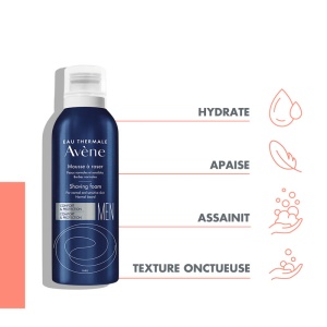 Avène Men Spumă De Ras Piele Normală Și Sensibilă 200ml - Img 4