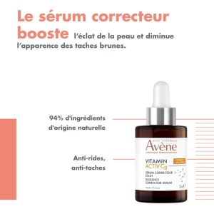 Avène Vitamine Activ Cg Ser Corector Pentru Luminozitate 30ml - Img 4