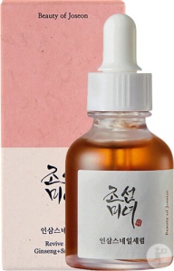 Beauty Of Joseon Ser De Revitalizare Ginseng + Mucină De Melc Piele Lipsită De Vitalitate 30ml