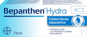 Bepanthen Hydra Crema Restauratoare Pentru Buze Fără Parfum Tub 7,5ml