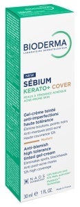 Bioderma Sébium Kerato+ Cover Gel-Cremă Nuanțatoare Anti-imperfecțiuni Tub 30 ml - Img 3
