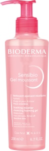 Bioderma Sensibio Gel Spumant Curățare Calmanta Față Pentru Piele Sensibilă 200ml