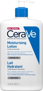 Cerave Crema Hidratantă Piele Uscată Până La Foarte Uscată Fără Parfum 1l