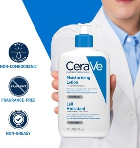 Cerave Crema Hidratantă Piele Uscată Până La Foarte Uscată Fără Parfum 976ml - Img 3