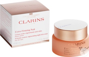 Clarins Extra-Firming Cremă De Noapte Anti-Rid Regenerantă Anti-Îmbătrânire Ten Uscat 50ml - Img 2