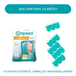 Compeed Plasture Discret Anti-Imperfecțiuni Plasture Hidrocoloid 15 Bucăți - Img 4