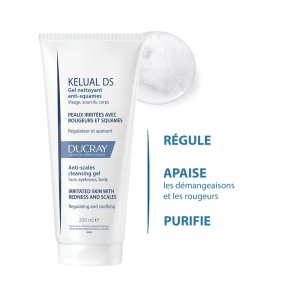 Ducray Kelual Ds Gel De Curățare Antimătreață Piele Iritată Cu Roșeață 200ml - Img 6
