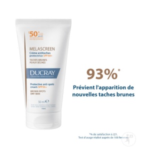 Ducray Melascreen Cremă Protectoare Depigmentantă SPF50+ 50ml - Img 4