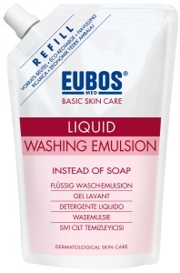 Eubos Emulsie De Spălat Trandafir Rezervă 400ml