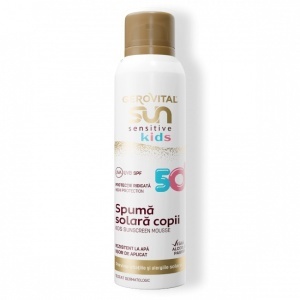 Gerovital Sun Sensitive Spumă Solară Copii SPF50 Spray 150ml