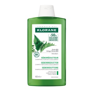 Klorane Urzică Bio Șampon Seboreductor Purifiant Și Reechilibrant Pentru Păr Gras 400ml - Img 1