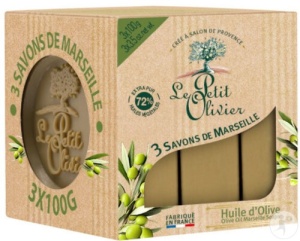 Le Petit Olivier Săpun Marseille Ulei Măsline 3x100g