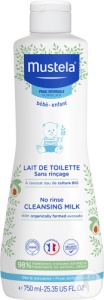 Mustela Bébé-Enfant Lapte De Curățare Fără Clătire Cu Avocado Bio Piele Normală Flacon 750ml