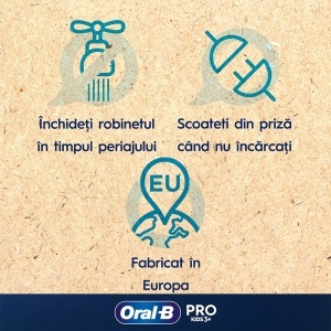 Oral-B Vitality Pro Copii Periuță Electrică Pentru Dinți Frozen 1 Bucată - Img 8