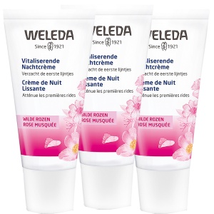 Pachet 2+1 Weleda Wild Rose Cremă De Noapte Revitalizantă 3x30ml
