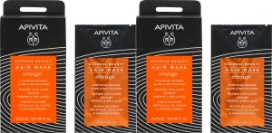Pachet Apivita Orange Mască De Păr Strălucire Și Revitalizare 2x20ml