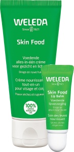 Pachet Mix&Match Weleda Skin Food Balsam De Buze + Skin Food Cremă