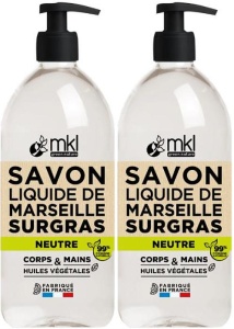 Pachet MKL Green Nature Săpun Ultra Hrănitor Lichid De Marsilia Neutru 2x1l