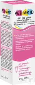Pediakid Gel De Îngrijire Pentru Dințișorii Primari Gingii Sensibile Gust Neutru Tub 15ml