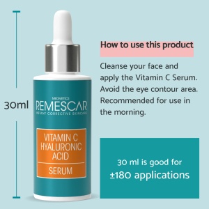 Remescar Ser Reparator Complex Vitamina C 45% Și Acid Hialuronic 30ml - Img 3