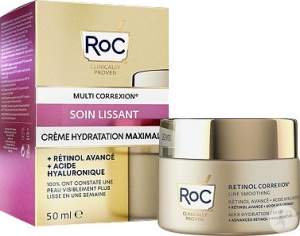 RoC Retinol Correxion Cremă Antirid Cu Retinol Avansat Și Acid Hialuronic 48ml
