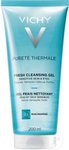 Vichy Pureté Thermale Gel Proaspăt De Curățare Piele Și Ochi Sensibili Tub 200ml