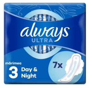 ABSORBANTE ALWAYS ULTRA NIGHT DAY * 7 BUCATI