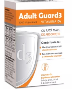 ADULT GUARD3 2000 UI VITAMINA D3 * 10 ML