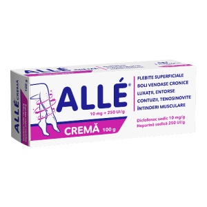 Alle crema, 10 mg + 250 UI/g, 100 g, Fiterman