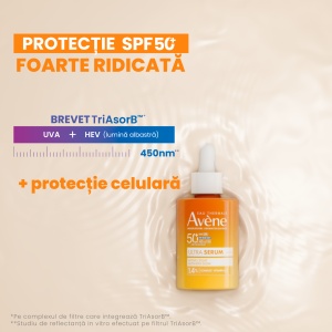 AVENE ULTRA SERUM SPF 50+ CU EFECT DE LUMINOZITATE * 30 ML - Img 5